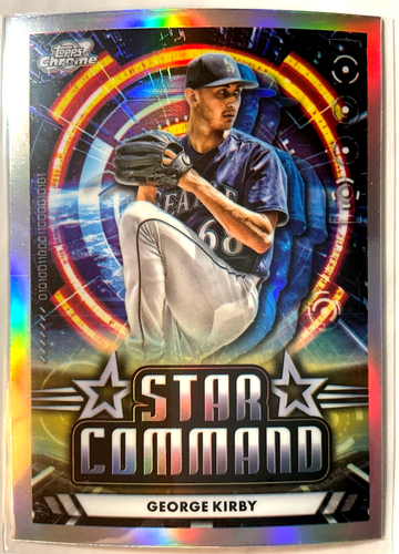 2024 Topps Chrome Cosmic George Kirby Star Command Card #SC-8 Mariners ...