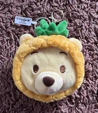 “Winnie The Pooh” Lookalike Pineapple Plush Keychain Coin Purse