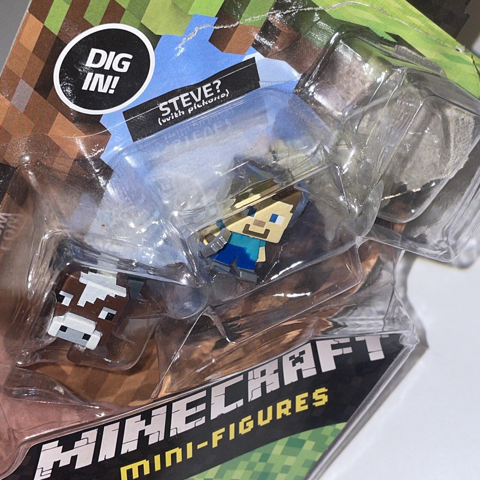  Minecraft Mini Figure 3-Pack, Farming Steve, Spawning