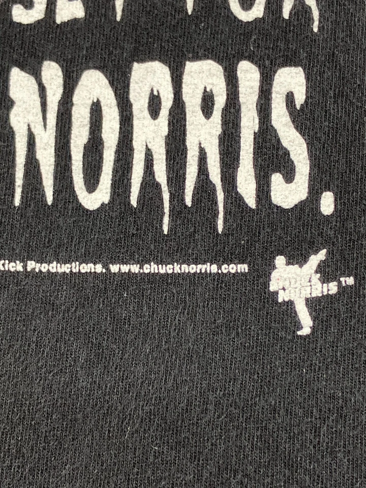 Camisa De Colección Chuck Norris Para Hombres Grande Negra Y2K TV Boogeyman Divertida Manga Corta Foto 4 de 4