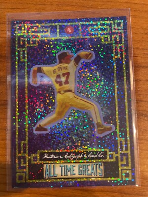 2024 Historic Autograph All Time Greats #103 Tom Glavine PURPLE SPARKLE /200