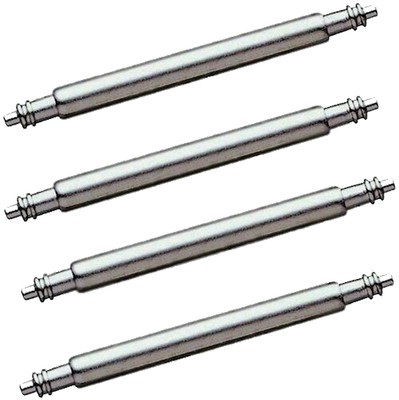 4 Stück 22mm Eichmüller Premium Edelstahl Federstege 1,5mm Ø für Uhren Armbänder
