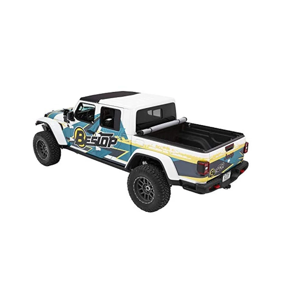 Vinyl Coated Tonneau, Easy Installation & Reliable Truck Bed Protection Foto 4 de 4