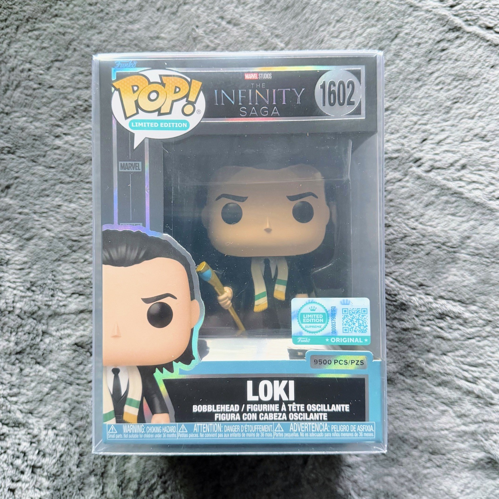 The Infinity Saga Funko Pop Loki 9500 Pcs LE Exclusive #1602 w/ Protector