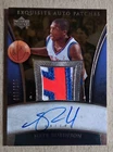 2005-06 Exquisite Collection Nate Robinson Auto Patch RC /100 New York Knicks