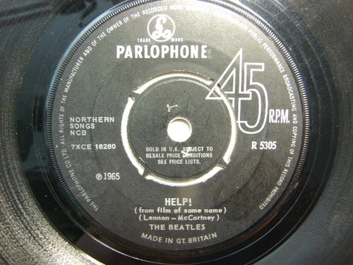 The Beatles – Help 1965 7” Parlophone R 5305