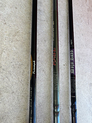 St. Croix Rage Fishing Rod Lot (Rage,Triumph,Mojo Bass) read description ￼