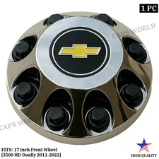 New Silverado 3500 HD Dually 2011-2023 Front Center Cap CHROME 9597796