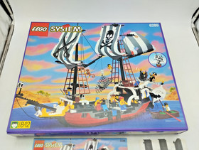 LEGO 6289 Red Beard Runner VERY GOOD INLAY ORIGINAL BOX BOX Pirates 6285 6286