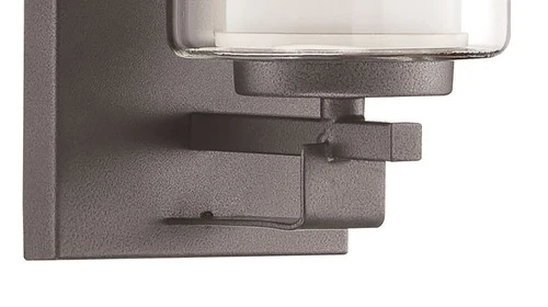 Minka Lavery 6101 Parsons Studio 9" Tall Vantage Bathroom Sconce - Smoked Iron - Picture 3 of 9