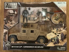 MIB BBI ELITE FORCE 1/18 - M1114 Up-Armored Humvee-Never Opened-