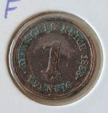 M&uuml;nze:      1  Pfennig 1886 F