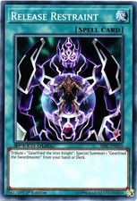 Yu-Gi-Oh TCG SBSC-EN010 C Release Restraint Speed Duel: Scars of Battle