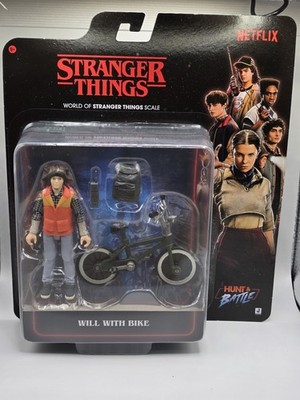 2025 Jazwares Stranger Things Season 5 Hunt & Battle: WILL WITH BIKE New!