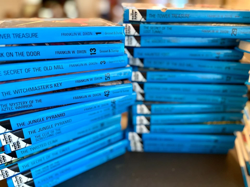 Hardy Boys Flashlight Editions – U CHOOSE – Grosset Dunlap Vtg Hardcover Books Foto 3 de 4