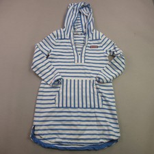 Vineyard Vines Hoodie Womens Long Sleeve Lightweight Hooded Pocket Stripes 2XS