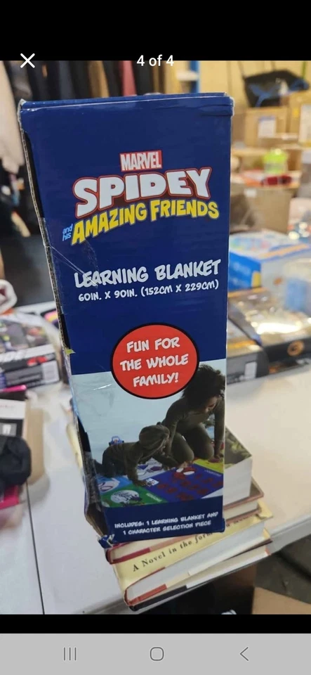 Marvel Spidey And His Friends Learning Blanket 60in X 90in - Image 4 of 4