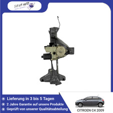 🇩🇪 MECHANISMUS + RECHTER HINTERER FENSTERHEBERMOTOR ➤ CITROEN C4 2008-