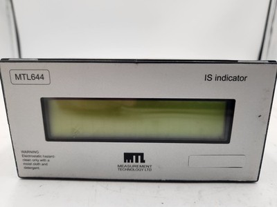 MEASUREMENT TECHNOLOGY LTD MTL644 IS INDICATOR DISPLAY