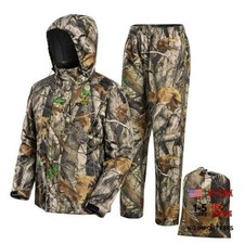 Hunting Rain Suit Jacket and Pants Lightweight Raincoat X-Large Next Camo G2