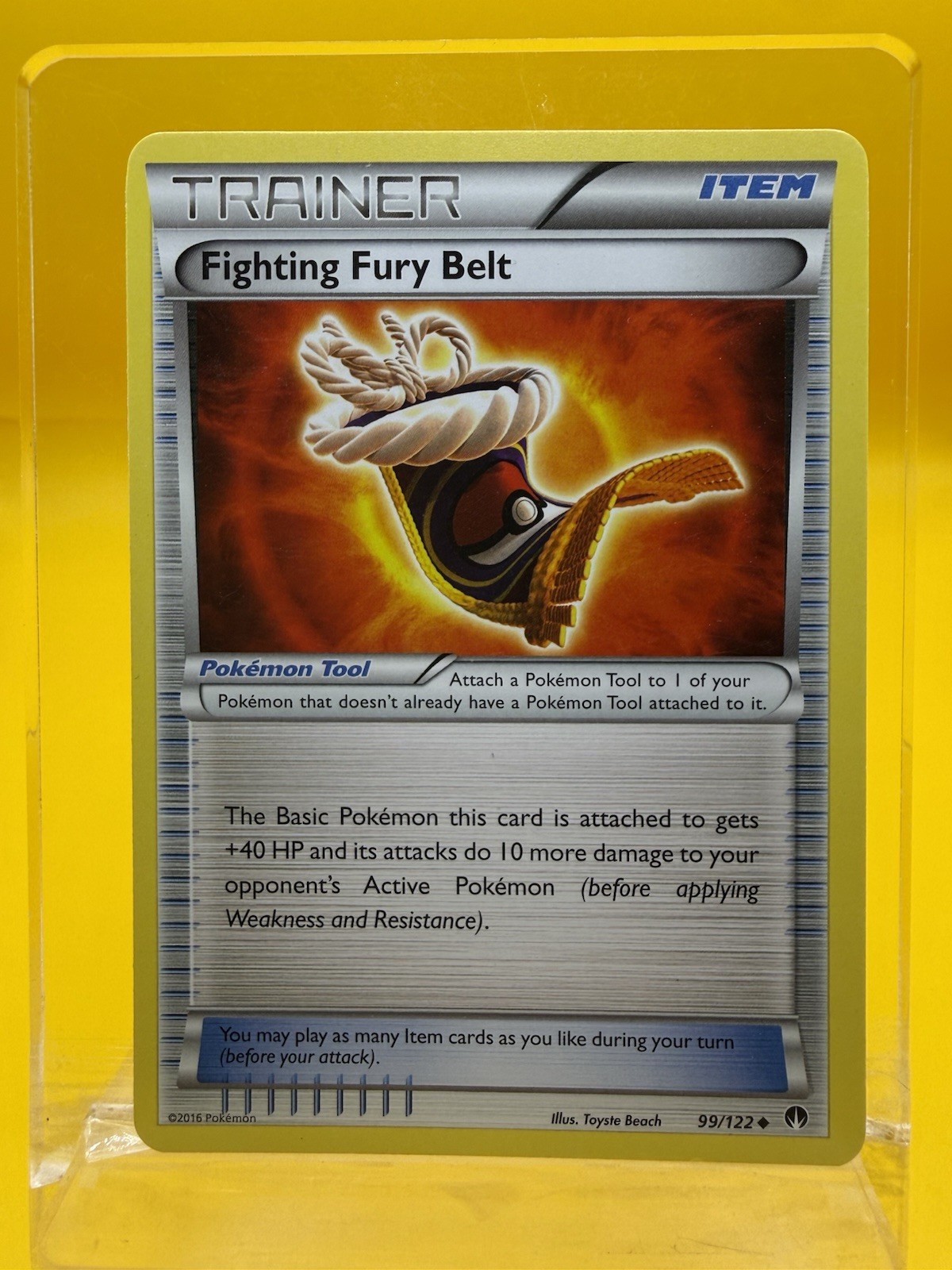 🔥Fighting Fury Belt 99/122 Breakpoint Regular Pokemon Card LP⚡️