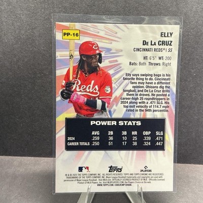 2025 Topps Chrome #PP-16 Elly De La Cruz Power Players | eBay