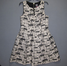 Vince Camuto Women's Sleeveless Textured Dress w/ Pockets Size 12