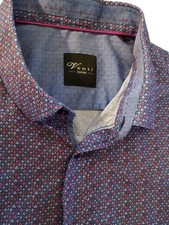 Venti Edition Shirt Button Up 100 Cotton 172810600 Long Sleeve Mens Size 44