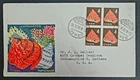 Japan Stamps 1963 FDC SC # 746 (block) - Perotrochus Hirasei, Posted to US