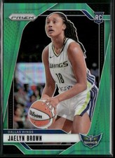 2024 Panini Prizm WNBA #31 Jaelyn Brown Green Prizms