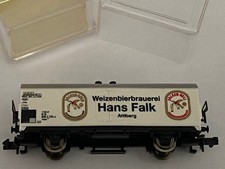 Minitrix Amberg Hans Falk Brauerei Spur N Bierwagen Kühlwagen geringe Auflage