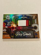 2024 GOLD STANDARD RAY DAVIS 4/49 PRIME ROOKIE SILVER INK PATCH AUTO BILLS TN2