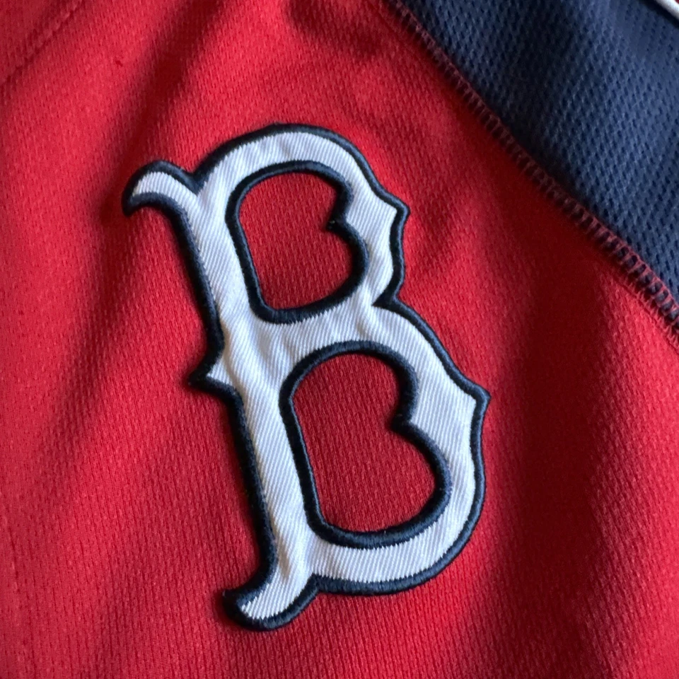 Camiseta deportiva del equipo de la Liga Americana de los Medias Rojas de Boston Nike en blanco juvenil talla mediana Foto 3 de 4