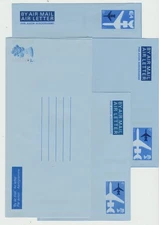 GB aerogrammes 1971 4 x unused