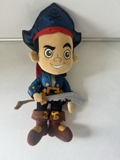 Peluche con espada oficial de Jake y los piratas del País de Nunca Jamás de los Parques Disney