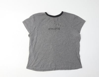 Basic T-Shirt Unisex Erwachsene UK Größe XL Old Navy Grau