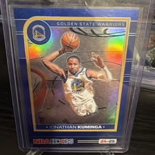 2024-25 Hoops Blue Opti Chrome Jonathan Kuminga /49 Golden State Warriors #161