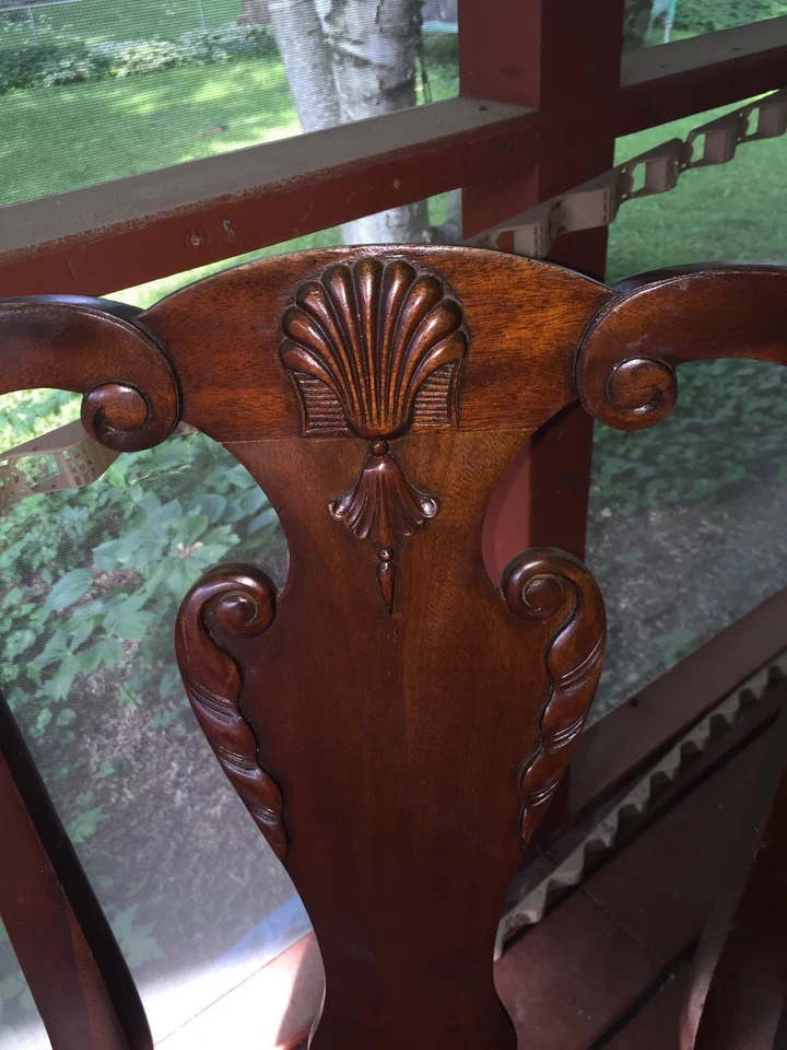 Juego de sillas de comedor MAITLAND SMITH de caoba georgiana lisas Foto 4 de 4