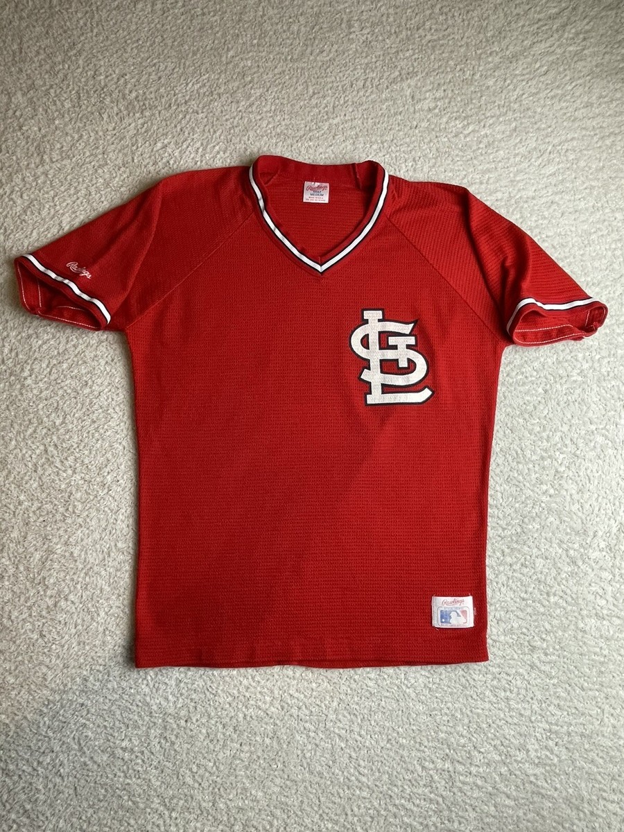 Vintage Rawlings St Louis Cardinals Baseball Jersey Mesh Made In