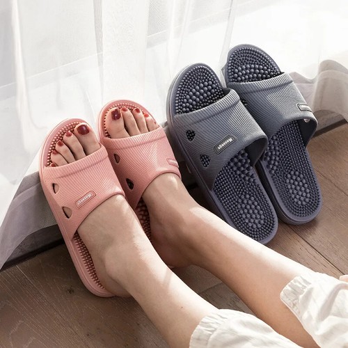 Acupuncture Massage Slippers Reflexology Sandals Acupressure Therapy Foot Shoes - Picture 15 of 34