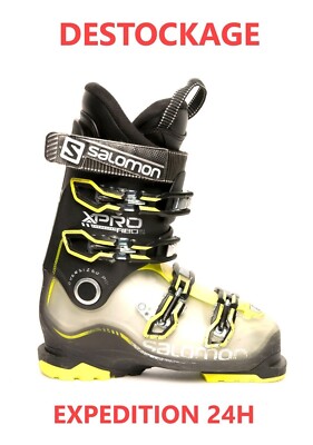 SALOMON X PRO Skischuhe Piste Unisex Erwachsene Gelb/Schwarz 41 (26,5) Gebraucht