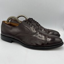 Allen Edmonds PARK AVENUE Cap-Toe Oxford Shoes 11.5 D Chili Leather Made in USA