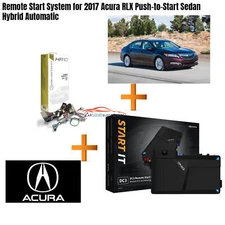 Remote Start System for 2017 Acura RLX Push-to-Start Sedan Hybrid Automatic