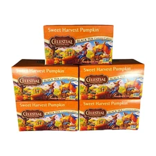 Sweet Harvest Pumpkin Black Tea, Celestial Seasonings (90 bags; exp.: 6/2026)