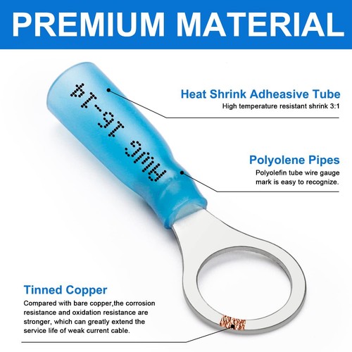 560PCS Marine Grade Heat Shrink Wire ConnectorsElectrical Connectors