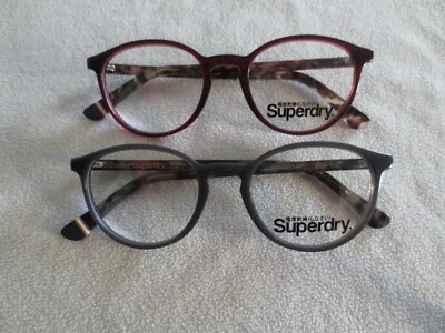Superdry Pyper Brille Brillengestell. Grau oder Rosa.