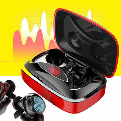 Mini Earphones Bluetooth 5.0 Headset Microphone with Charging Case