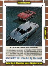 Metal Sign - 1963 Corvette Vintage Ad 04