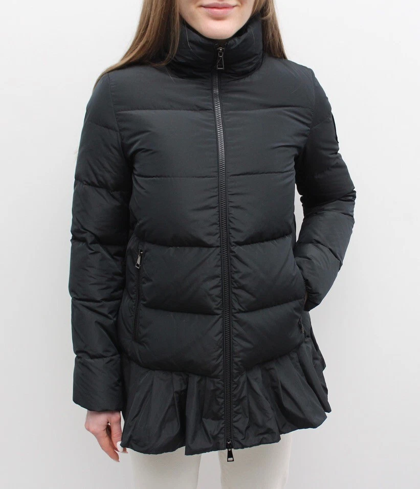 Autentico cappotto giacca piumino trapuntato donna MONCLER Brunec RARO 0 ~XS S