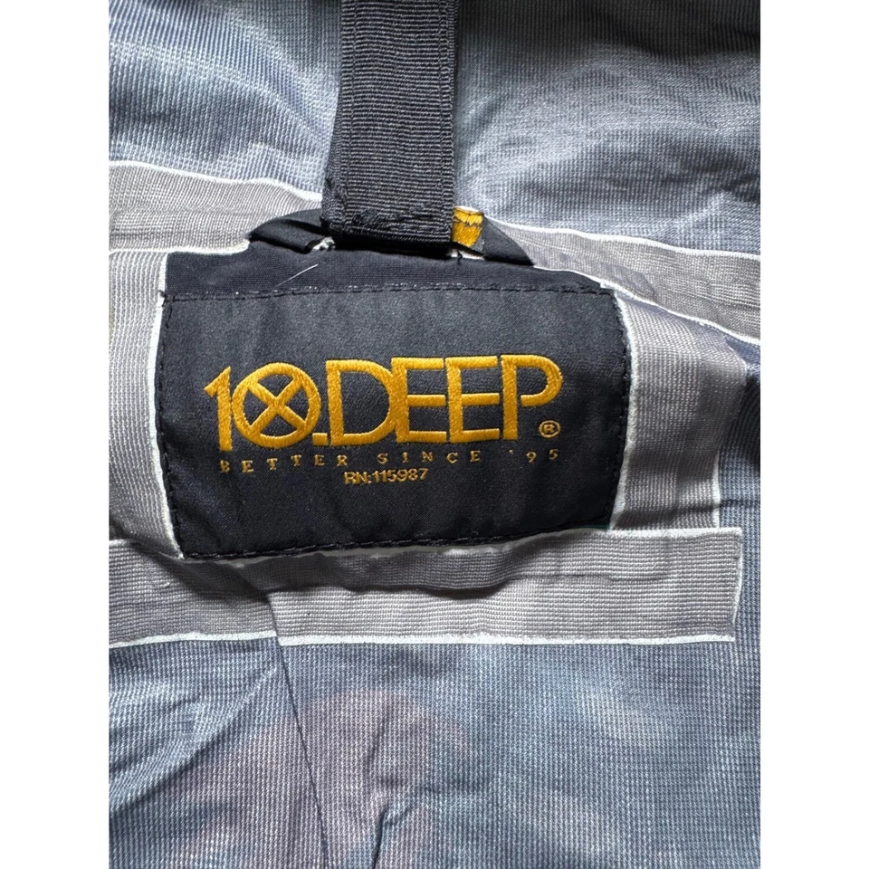 Chaqueta cortavientos floral profunda ligera con cremallera completa estampado tropical talla M Foto 4 de 4